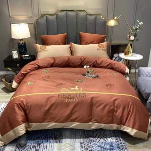 Hermes Limited Luxury Brand Bedding Set Home Decor - Max010100
