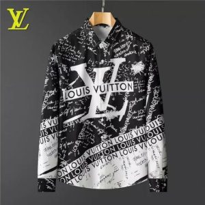 Louis Vuitton Long Sleeve Shirt For Men - Max02190