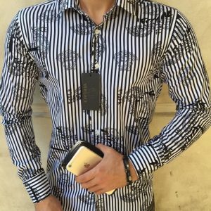 Limited Versa.ce Long Sleeve Button Shirt for Men Hot 2025 Max02486