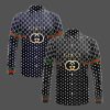 (Black & Navy) Luxury Long Sleeve Shirt CCY-Max05935