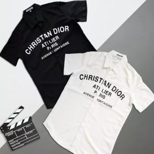 DIOR BUTTON SHIRT Luxury – B9G-CY-Max06461