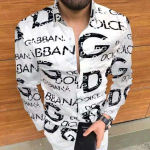 D&G- Long Sleeve Shirt For Men - B9G-CCY-Max07187