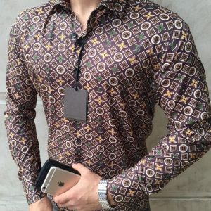 Louis Vuitton Long Sleeve Shirt For Men - B9G-CCY-Max07200