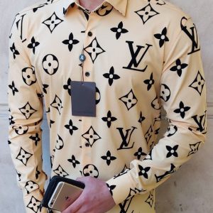 Louis Vuitton Long Sleeve Shirt For Men - B9G-CCY-Max07204