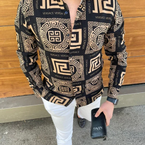 Versace-Luxury Long Sleeve Shirt CCY Max-Max07223
