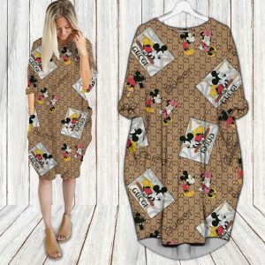 Gucci batwing pocket dress luxury brand clothing clothes outfit for women - Max07905