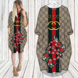 Gucci batwing pocket dress luxury brand clothing clothes outfit for women - Max07907