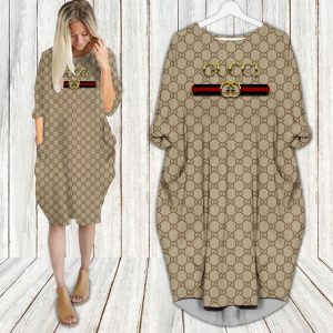 Gucci batwing pocket dress luxury brand clothing clothes outfit for women - Max07945