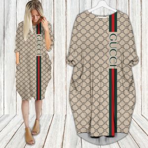 Gucci batwing pocket dress luxury brand clothing clothes outfit for women - Max07949