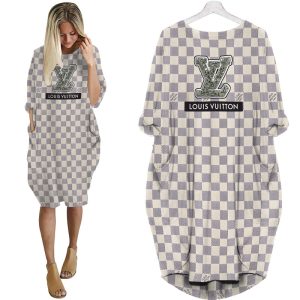 Louis Vuitton batwing pocket dress luxury brand clothing clothes outfit for women - Max07973