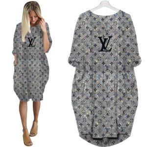 Louis Vuitton batwing pocket dress luxury brand clothing clothes outfit for women - Max07978