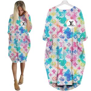 Louis Vuitton batwing pocket dress luxury brand clothing clothes outfit for women - Max07984