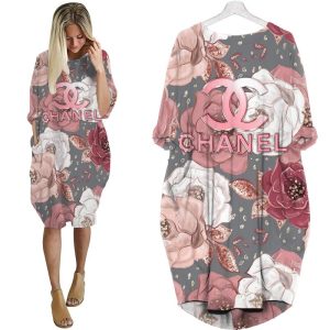 Chanel batwing pocket dress luxury brand clothing clothes outfit for women-Max08025