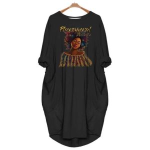 Batwing pocket dress luxury brand clothing clothes outfit for women-Max08742