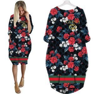 Gucci batwing pocket dress luxury brand clothing clothes outfit for women - Max08761