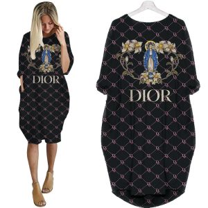Dior batwing pocket dress luxury brand clothing clothes outfit for women - Max08773
