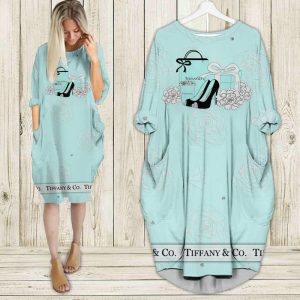 Tiffany & co. batwing pocket dress luxury brand clothing clothes outfit for women-Max08786