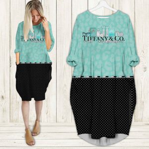 Tiffany & co. batwing pocket dress luxury brand clothing clothes outfit for women-Max08787
