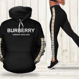 Burberry hoodie leggings luxury brand clothing clothes outfit for women ht Hoodie Leggings Set - Max08842