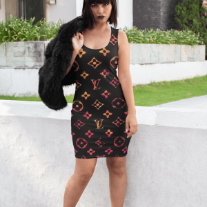 Louis Vuitton Tanktop Dress luxury brand clothing clothes outfit for women -Max09423