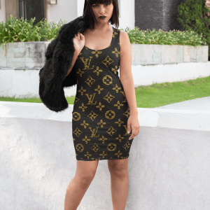 Louis Vuitton Tanktop Dress luxury brand clothing clothes outfit for women -Max09428