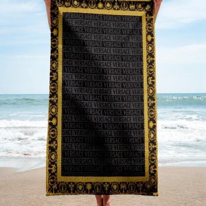 Versace Soft Cotton Bath Large Beach Towel Hot 2025 Item Fashion - Max09500