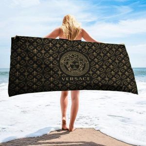 Versace Soft Cotton Bath Large Beach Towel Hot 2025 Item Fashion - Max09505