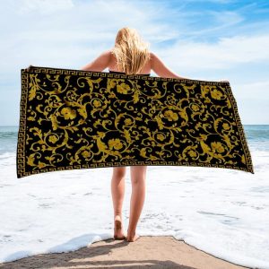 Versace Soft Cotton Bath Large Beach Towel Hot 2025 Item Fashion - Max09506