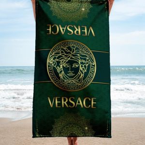 Versace Soft Cotton Bath Large Beach Towel Hot 2025 Item Fashion - Max09519