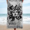 Versace Soft Cotton Bath Large Beach Towel Hot 2025 Item Fashion - Max09521