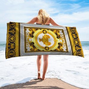 Versace Soft Cotton Bath Large Beach Towel Hot 2025 Item Fashion - Max09525