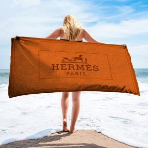 Hermes  Soft Cotton Bath Large Beach Towel Hot 2025 Item Fashion - Max09527