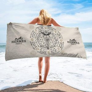 Hermes  Soft Cotton Bath Large Beach Towel Hot 2025 Item Fashion - Max09530