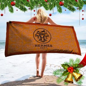 Hermes  Soft Cotton Bath Large Beach Towel Hot 2025 Item Fashion - Max09531