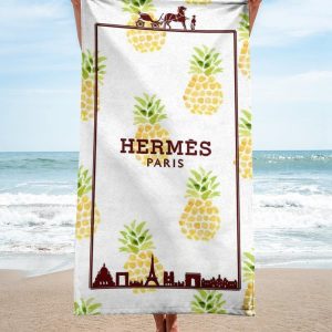 Hermes  Soft Cotton Bath Large Beach Towel Hot 2025 Item Fashion - Max09533