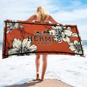 Hermes  Soft Cotton Bath Large Beach Towel Hot 2025 Item Fashion - Max09534