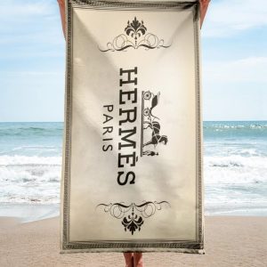 Hermes  Soft Cotton Bath Large Beach Towel Hot 2025 Item Fashion - Max09538