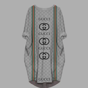 Gucci batwing pocket dress luxury brand clothing clothes outfit for women -Min00158