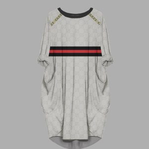 Gucci batwing pocket dress luxury brand clothing clothes outfit for women -Min00164