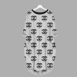 Chanel batwing pocket dress luxury brand clothing clothes outfit for women-Min00287