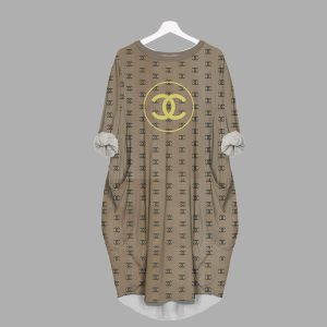 Chanel batwing pocket dress luxury brand clothing clothes outfit for women-Min00290