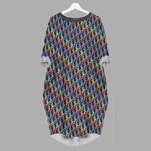 Dior batwing pocket dress luxury brand clothing clothes outfit for women -  Min00300