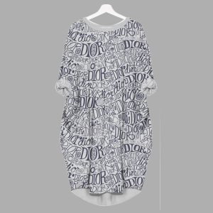 Dior batwing pocket dress luxury brand clothing clothes outfit for women - Min00302