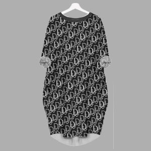 Dior batwing pocket dress luxury brand clothing clothes outfit for women - Min00303