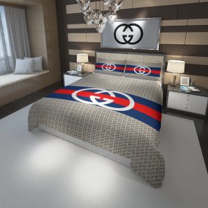 Gucci Premium Fashion Limited Luxury Brand Bedding Set Home Decor - Min00335