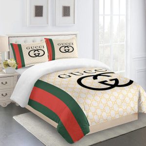 Gucci Premium Fashion Limited Luxury Brand Bedding Set Home Decor - Min00349
