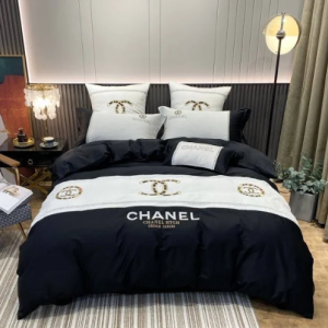 Chanel Premium Fashion Limited Luxury Brand Bedding Set Home Decor -Min00477