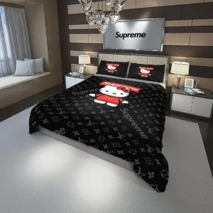 Louis Vuitton Premium Fashion Limited Luxury Brand Bedding Set Home Decor - Min00485