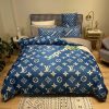 Louis Vuitton Premium Fashion Limited Luxury Brand Bedding Set Home Decor -Min00540