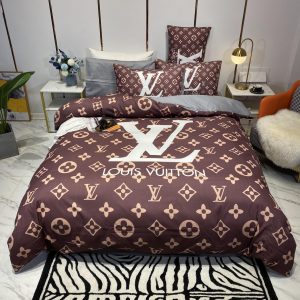 Louis Vuitton Premium Fashion Limited Luxury Brand Bedding Set Home Decor -Min00541